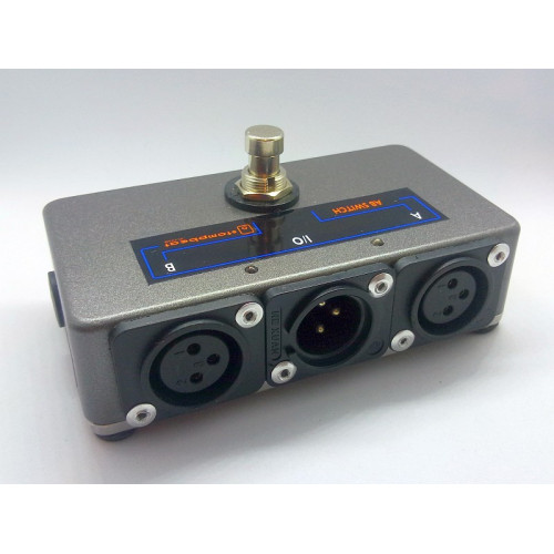 XLR AB Switch with LEDS 2F/1M Popless